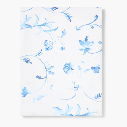 The Crib Sheet - Blue Botanical - Hill House Home