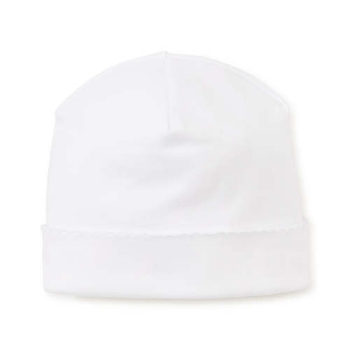 White Kissy Basics Hat | Newborn