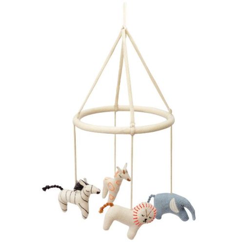 Meri Meri Safari Baby Mobile (Pack of 1)