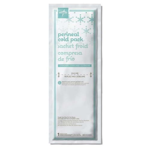 Medline Perineal Cold Packs for Postpartum Care (24 Count) Each Absorbent Pad Is 4.5" x 14.25"