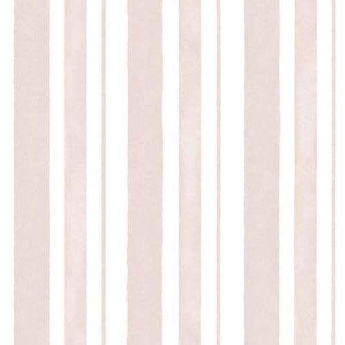 Rachel Ashwell Watercolour Stripe Pink Wallpaper