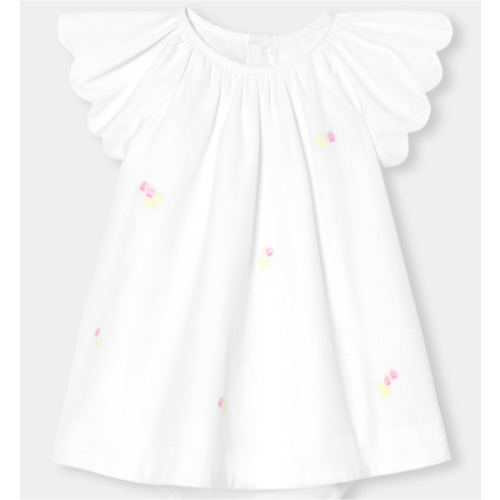 Baby girl dress in poplin