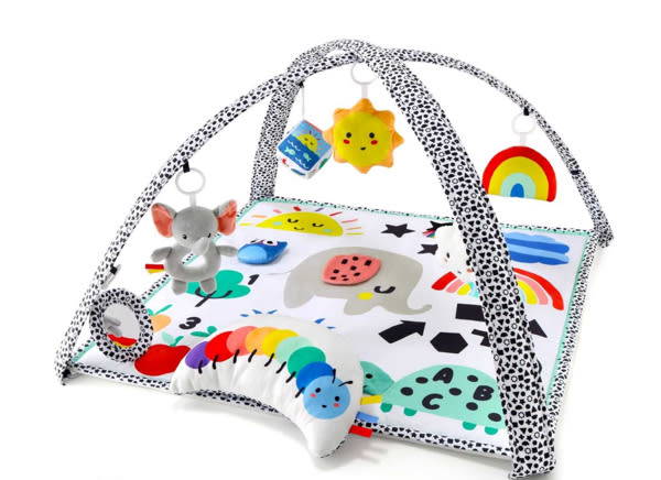 Montessori Elephant Baby Play Gym & 7-in-1 Play Mat