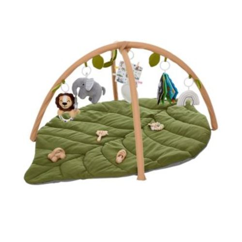 Baby Activity Gym – Sensory Play Mat with Hanging Toys for Sight, Touch & Sound – Portable & Easy Setup for Indoor or Outdoor Baby Play