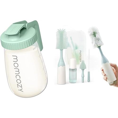 Momcozy Bottle Brush Kit & Momcozy Breast Milk Pitcher
