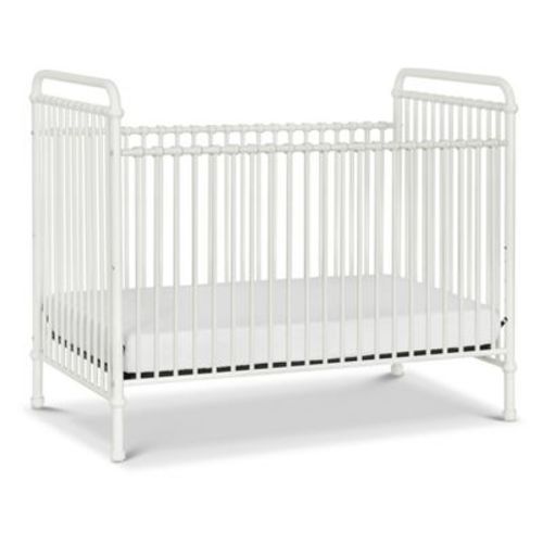 Namesake Abigail 3-in-1 Convertible Metal Crib - Washed White