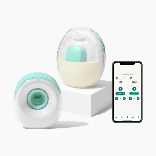 Willow Go Wearable Hands-Free, Cord-Free Electric Breast Pump - Double