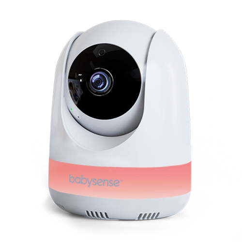 Add On Camera for Babysense Video Baby Monitor MaxView, Remote Pan Tilt Zoom, Two-Way Talk-Back Audio, Long Range, Night Vision, RGB Night Light, Lullabies, Temperature Monitoring