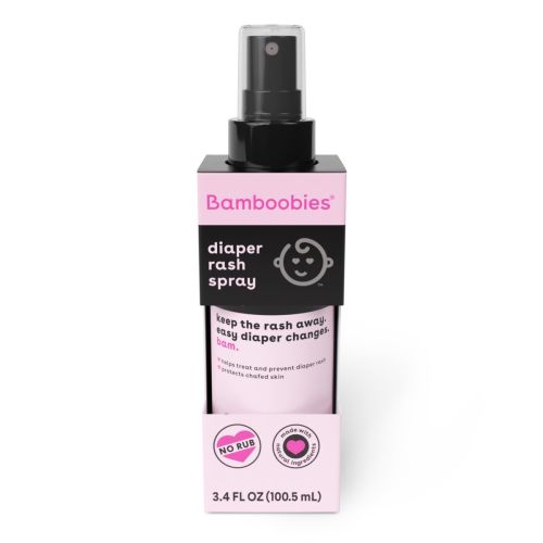 Bamboobies Diaper Spray, Made with Natural Ingredients, 3.4 oz Spray Bottle