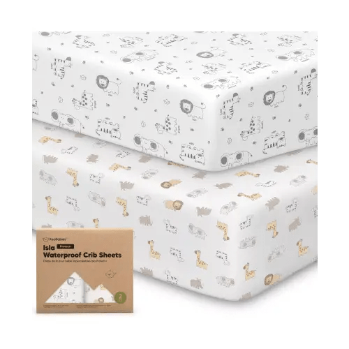 Fitted Crib Sheet, Pack of 2