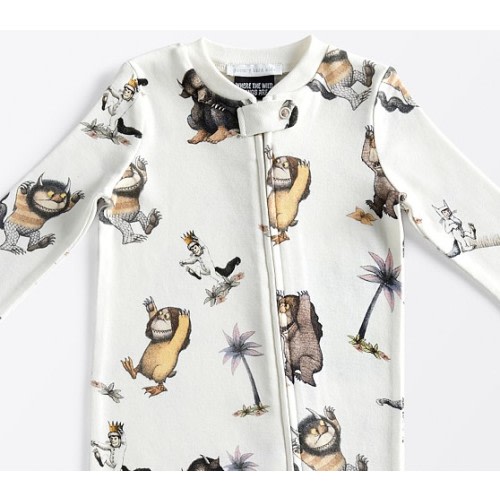 Where The Wild Things Are Organic Baby Pajama | Pottery Barn Kids