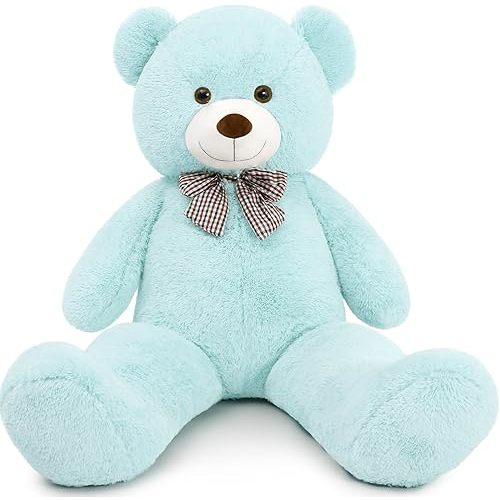 MaoGoLan Giant Big Anniversary Teddy Bear 47 inch Huge Oversized Stuffed Naimal 4 Feet Gift for Girls Girlfriend Boys Wife