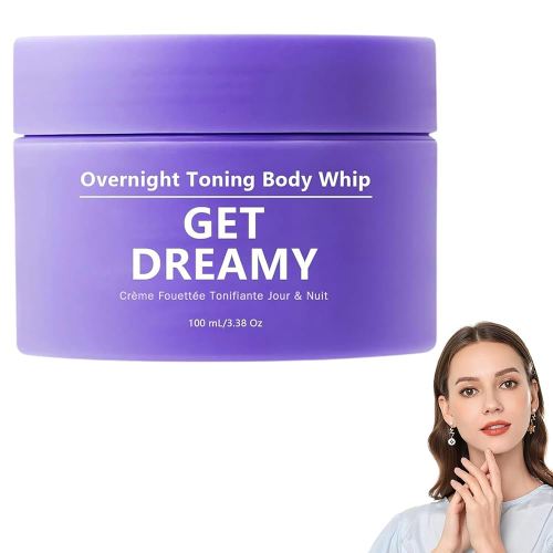 GET DREAMY Overnight Toning Whip, Body Firming Oil - 3.38OZ, Body Firming Whip That Works While You Sleep, Get Dreamy body firming Cream, Anti-Wrinkle Skin Tightening Gel for All Skin Types (1)