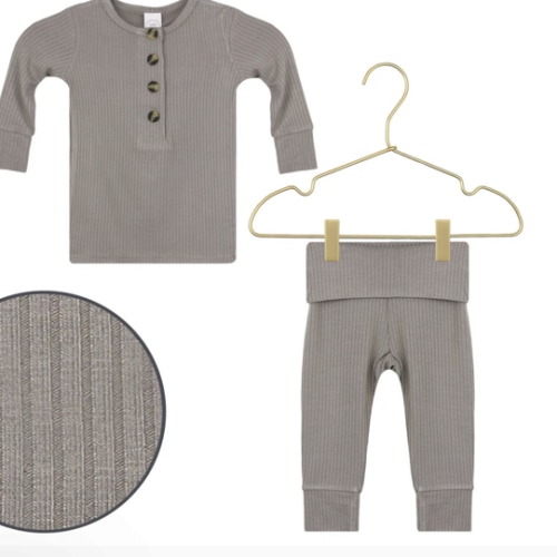 Beau Ribbed Top + Bottoms