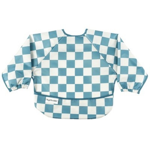 Tiny Twinkle Mess-Proof/Waterproof Long-Sleeve Baby Bib, Machine Washable Smock for Eating