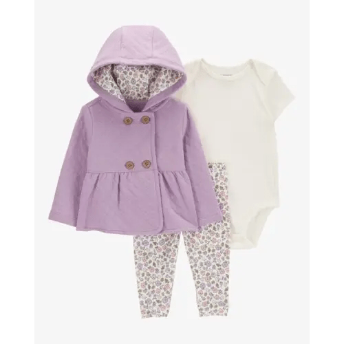 Baby 3-Piece Floral Little Jacket Set - Carter's | Carter's