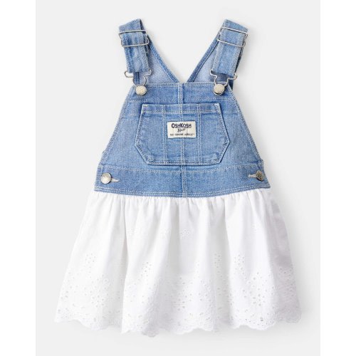 Baby Eyelet Denim Jumper Dress - OshKosh | Carter's