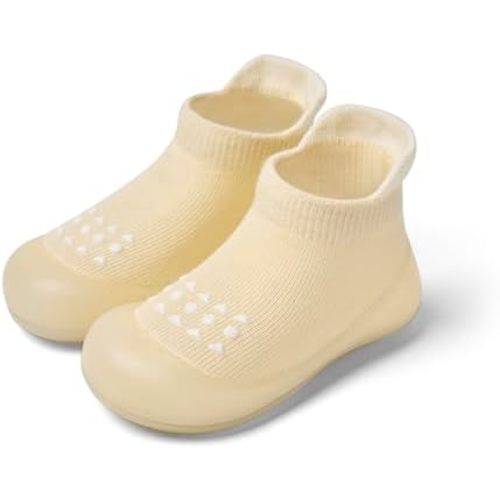 Baby Sock Shoes Baby Walking Shoes Infant Non-Slip Breathable Slippers with Soft Rubber Sole Baby Boys Girls Sneakers