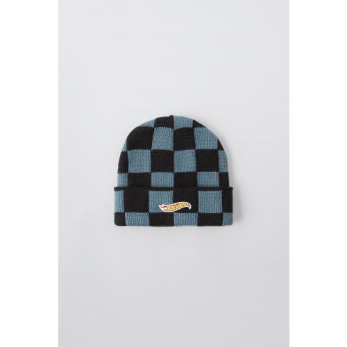 HOT WHEELS™ MATTEL KNIT HAT - Blue / Indigo | ZARA United States