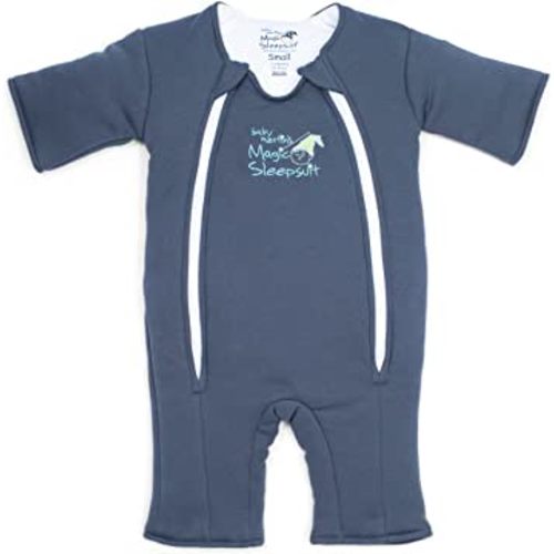 Magic Sleepsuit Baby Merlin's 100% Cotton Baby Transition Swaddle - Baby Sleep Suit - Night Sky - 3-6 Months