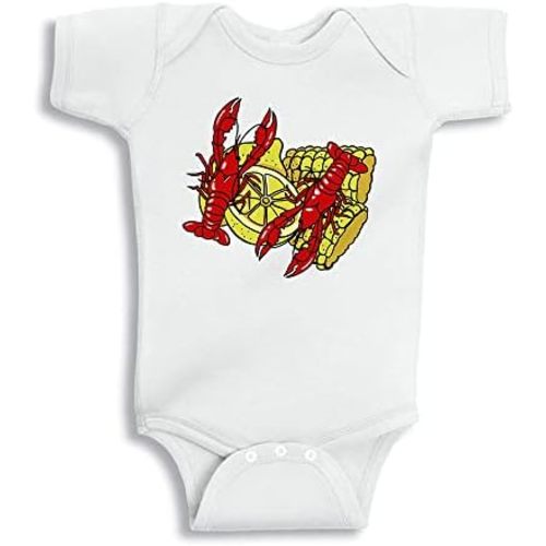 TATY Kids Louisiana Crawfish and Corn Baby Infant Bodysuit