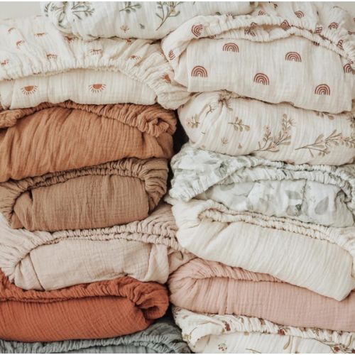 Set of 2 Muslin Crib Sheets