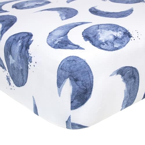 Burt's Bees Baby Essential Organic Cotton Fitted Crib Sheet, Breathable for Boy Girl Standard Crib & Toddler Mattresses
