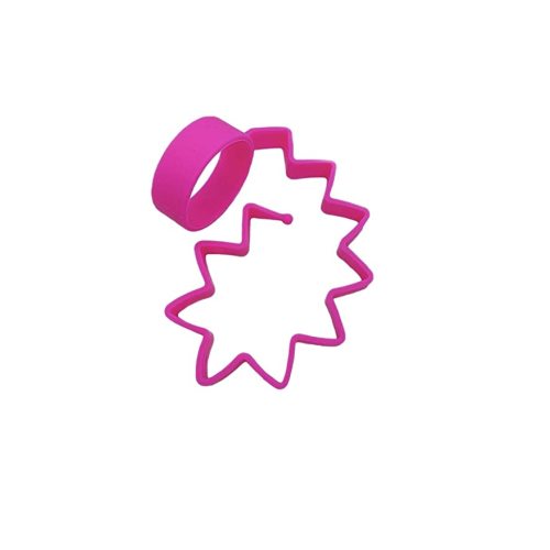 Busy Baby Bottle Bungee - Sippy Cup Strap - Keep Bottles and Sippy Cups Off The Floor - Great for Babies, Toddlers and Kids - Food Grade Silicone - Dishwasher Safe - Pink