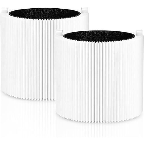 411i Max and 411a Replacement Filters for Blueair 411i Max and 411a Max Air Purifier, Blue Pure 411i Max F4MAX Particle and Activated Carbon Filter, 2 Pack
