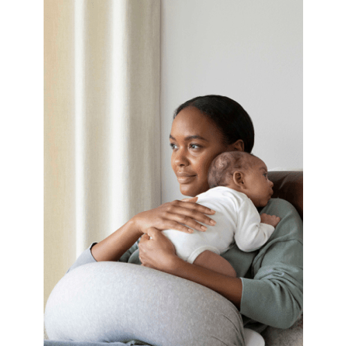 Nursing Pillow - Blue Melange