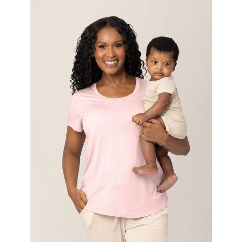 Everyday Maternity & Nursing T-shirt | Dusty Pink