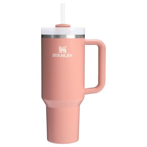 STANLEY Quencher H2.0 Tumbler with Handle and Straw 40 oz | Flowstate 3-Position Lid | Cup Holder Compatible for Travel | Insulated Stainless Steel Cup | BPA-Free | Exclusive Sienna