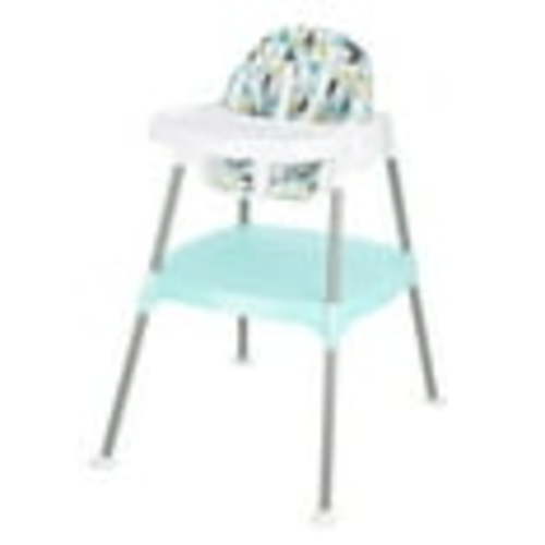Evenflo 4-in-1 Convertible Baby High Chair with Feeding Tray, Infant to Toddler, Prism Triangles