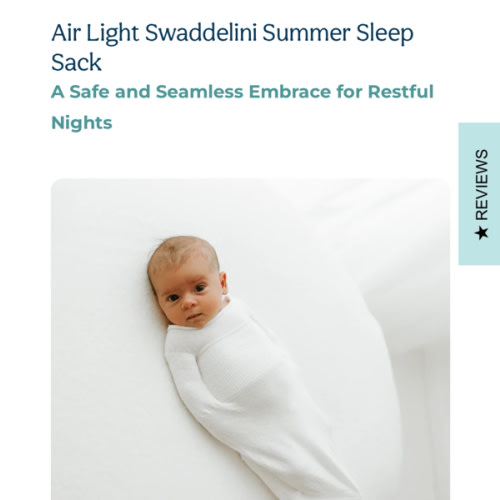 Air Light Swaddelini Summer Sleep Sack