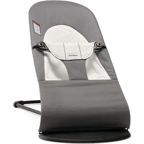 BabyBjörn Bouncer Balance Soft, Cotton/Jersey, Dark Gray/Gray (005084US)