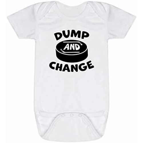 ChalkTalkSPORTS Hockey Baby & Infant One Piece | Ice Hockey Theme Bodysuits