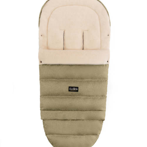 Olive Arctic Organic Wool Adjustable Footmuff – Cover Baby LLC