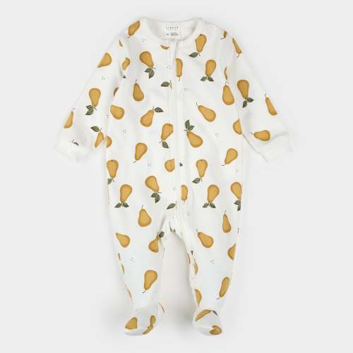 Pear Print on Off-White Sleeper