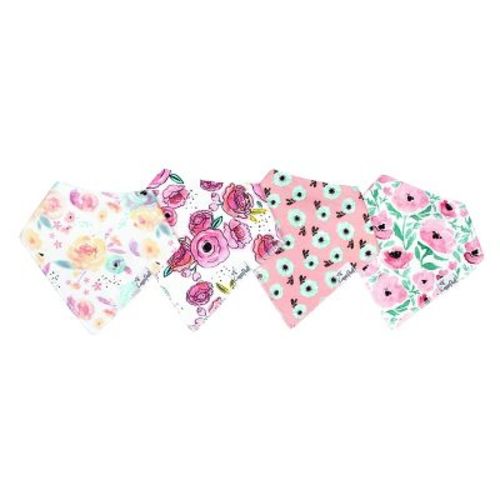 Copper Pearl Bloom Bib Set - 4pk