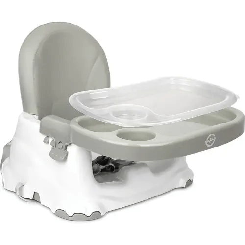 Booster Seat for Dining Table, Portable Highchair Easy Fold and Go. Smart Clean Snap-On Tray, Grows from Baby to Toddler Seat.