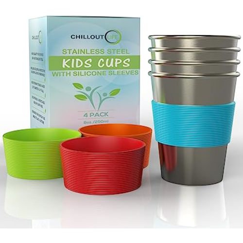Foldable Snack Cup For Baby And Toddler - 260ml Spill-proof Food Container  Made Of Silicone, Bpa And Phthalate Free, With Lid, Green