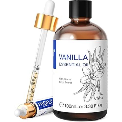 HIQILI Natural Undiluted Vanilla Essential Oil Strong Fragrance