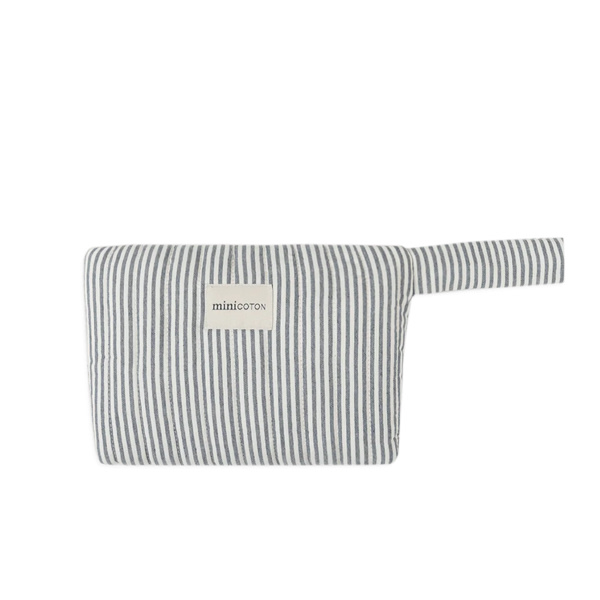 Denim Stripes Diaper Bag · Minicoton