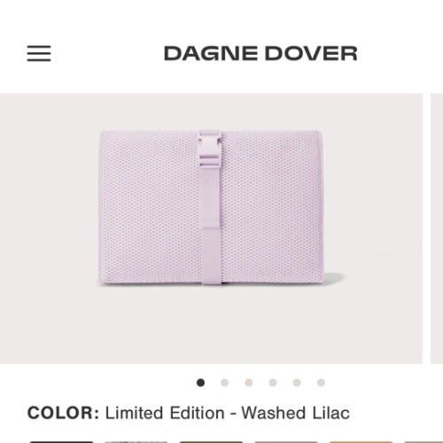 Dagne Dover Joey Changing Kit in Washed Lilac