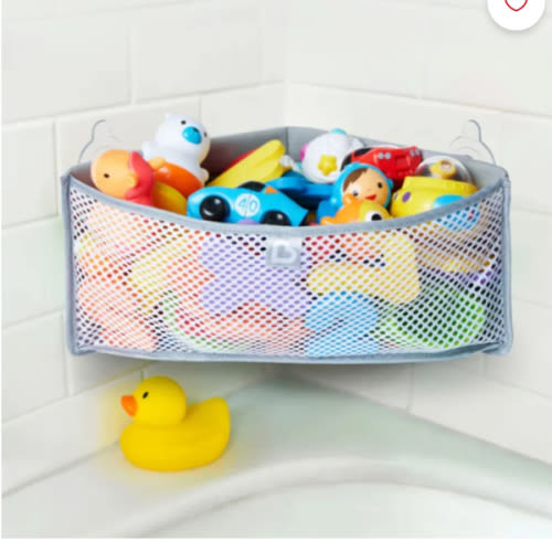 Sac de Rangement en Coin pour Le Bain - Gris Munchkin - Clément
