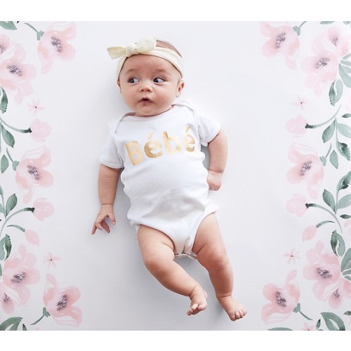 Picture Perfect Meredith Floral Crib Sheets | Pottery Barn Kids