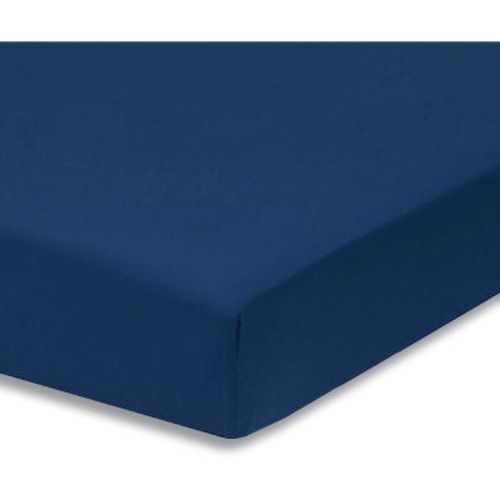 Everyday Kids Fitted Crib Sheet, 100% Soft Breathable Microfiber Baby Sheet, Fits Standard Size Crib Mattress 28in x 52in, Navy Nursery Sheet