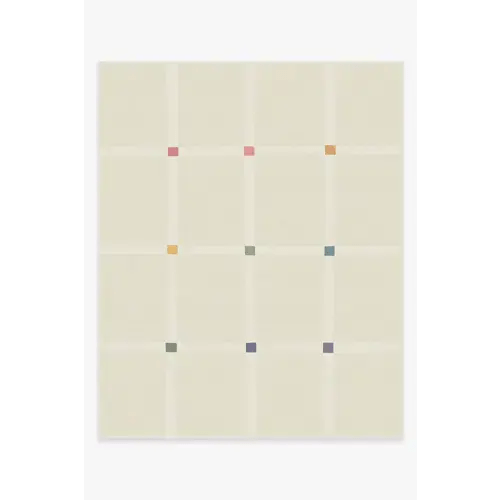 Ruggable x The Home Edit Joanna Ivory Pop Tufted Rug