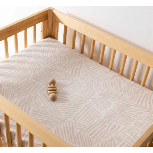 All-Stages Midi Crib Sheet in GOTS Certified Organic Muslin Cotton