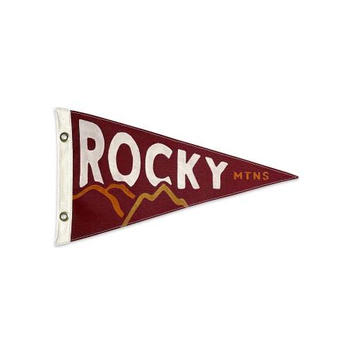 Rocky Mountain National Park Canvas Pennant